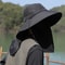 TrailShield UV Protection Fishing Hat with Neck Flap for Hiking, Camping & Outdoor Adventures