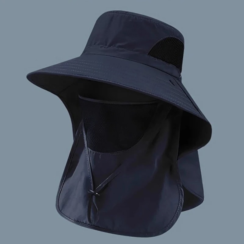 TrailShield UV Protection Fishing Hat with Neck Flap for Hiking, Camping & Outdoor Adventures