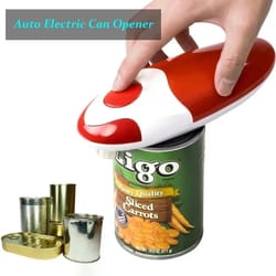 safetouch automatic electric can opener with smooth edge one touch design