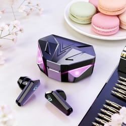 voltsync pro wireless gaming earbuds with mic and low latency bluetooth audio