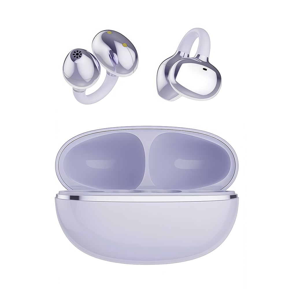 Open Ear Bluetooth Ear Clip Earbuds with ENC HD Calls and Touch Control