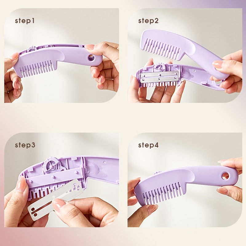 PrecisionTrim Adjustable Split End & Bang Hair Trimming Comb