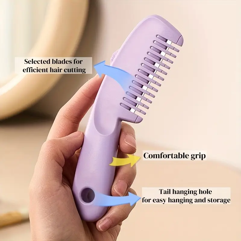 PrecisionTrim Adjustable Split End & Bang Hair Trimming Comb