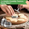 Stainless Steel Pastry Ring Mold Set with Pusher for Pulburon, Mousse & Dessert Baking