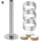 Stainless Steel Pastry Ring Mold Set with Pusher for Pulburon, Mousse & Dessert Baking