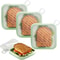 FreshLock Silicone Sandwich Keeper Bento Lunch Box with Handle