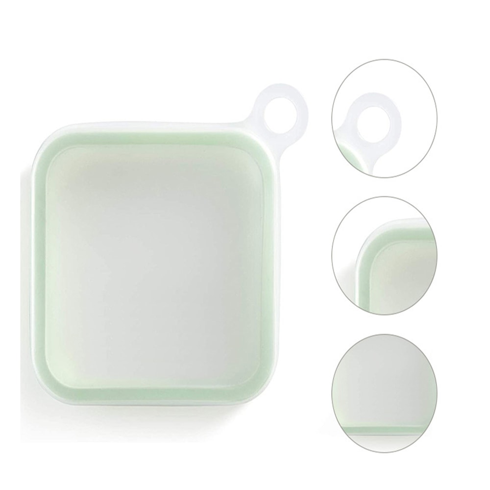 FreshLock Silicone Sandwich Keeper Bento Lunch Box with Handle
