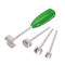 Vegetable Corer and Spiral Cutter Tool with Replaceable Stainless Steel Heads