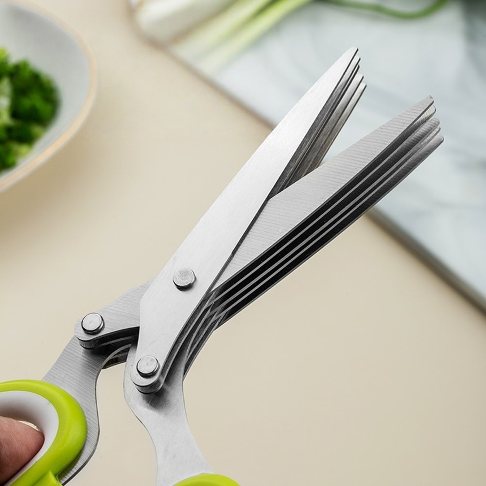 Stainless Steel Herb Scissors for Scallions, Herbs and Kitchen Prep