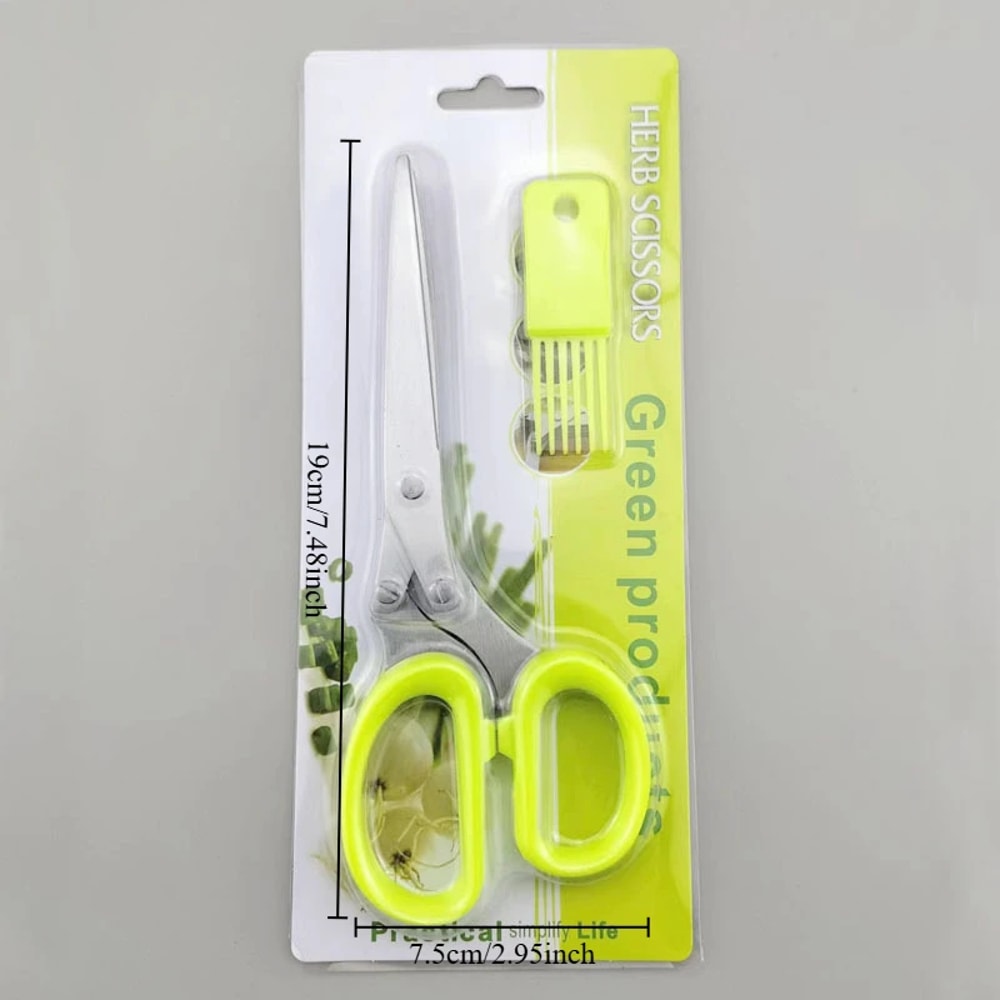 Stainless Steel Herb Scissors for Scallions, Herbs and Kitchen Prep