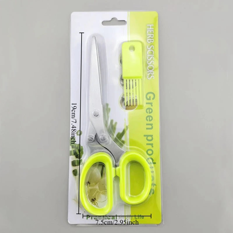 Stainless Steel Herb Scissors for Scallions, Herbs and Kitchen Prep