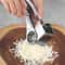 Rotary Stainless Steel Cheese Grater & Vegetable Slicer with Hand Crank
