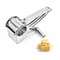 Rotary Stainless Steel Cheese Grater & Vegetable Slicer with Hand Crank