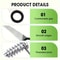 SpiralPro Stainless Steel Vegetable Spiral Cutter for Potatoes, Zucchini & Creative Kitchen Prep