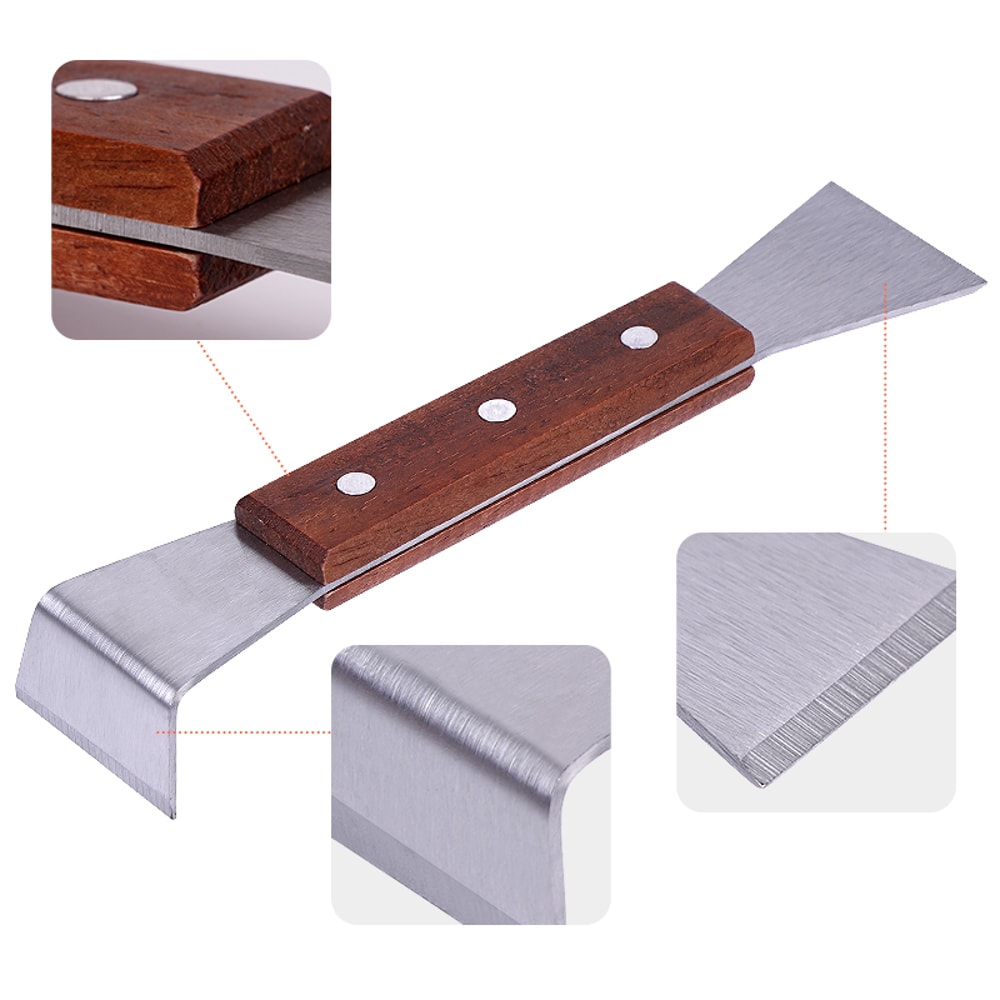 Stainless Steel Bee Frame Lifter Scraper Tool For Safe Hive Cleaning And Beekeeping Maintenance 4