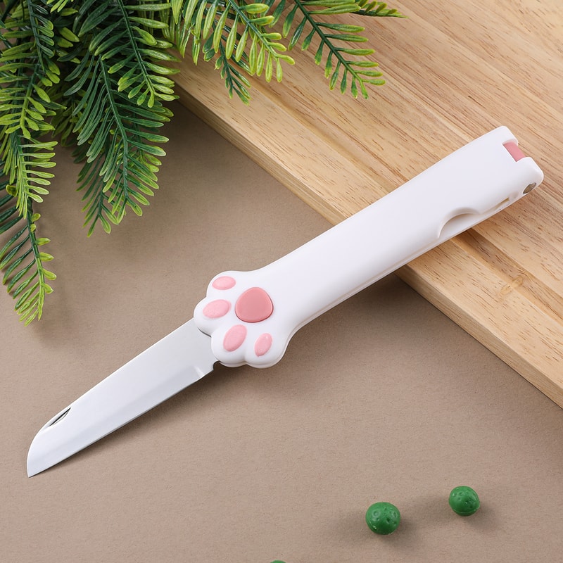 FoldMate Portable Fruit Knife and Stainless Steel Peeler for Easy Kitchen Prep
