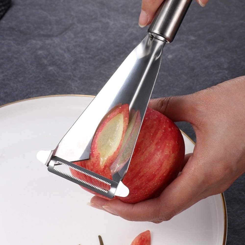Precision Stainless Steel Fruit Carving Knife for Decorative Fruit Platters and Vegetable Garnishing