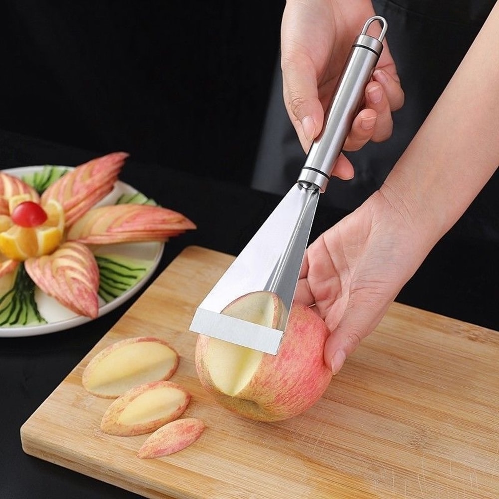 Precision Stainless Steel Fruit Carving Knife for Decorative Fruit Platters and Vegetable Garnishing