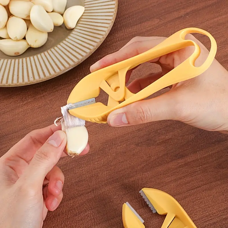 QuickGrip Garlic Peeler Clip Stainless Steel Garlic Peeler Tool For Fast Kitchen Prep 0