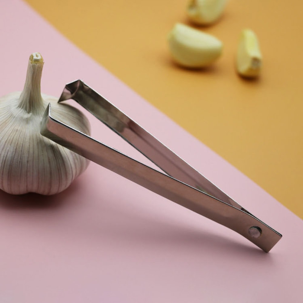 Stainless Steel Garlic Peeler Poultry Feather Remover Tool For Fast Kitchen Prep 2