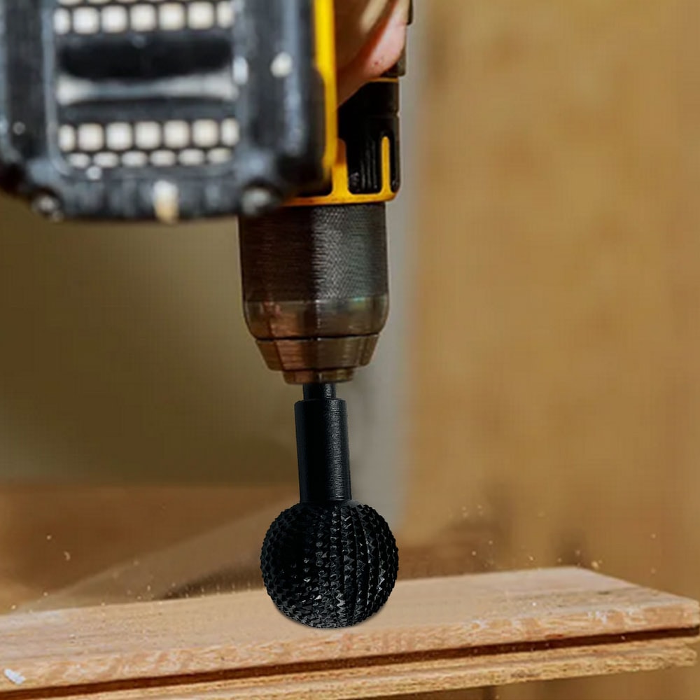 Carbide Ball Gouge Wood Carving Burr For Angle Grinder Precision Grinding And Engraving Tool 0