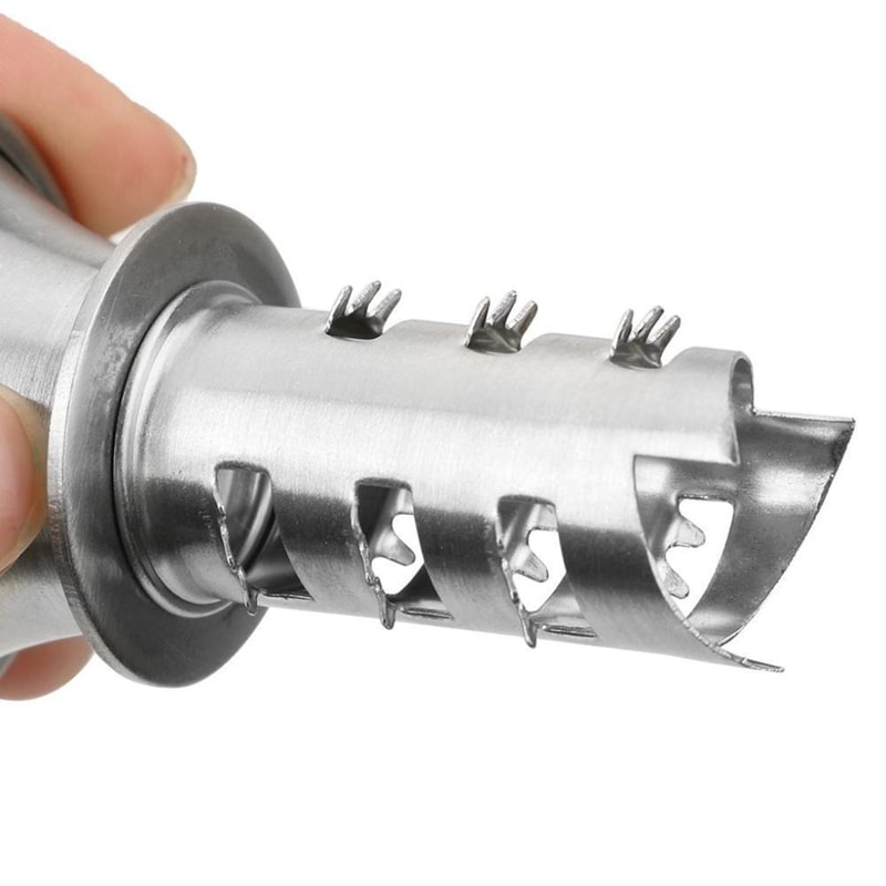 Fresh Twist Stainless Steel Lemon Juicer Manual Citrus Squeezer for Lemons, Limes & Fresh Juice