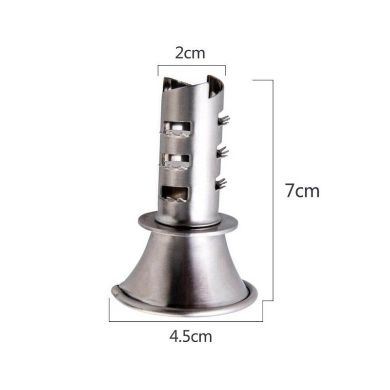 Fresh Twist Stainless Steel Lemon Juicer Manual Citrus Squeezer for Lemons, Limes & Fresh Juice