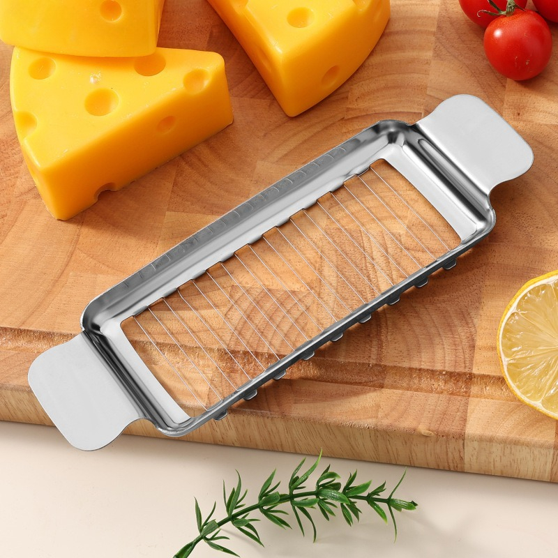 PrecisionCut Stainless Steel Cheese Cutter Butter Slicer For Perfect Even Slices 1