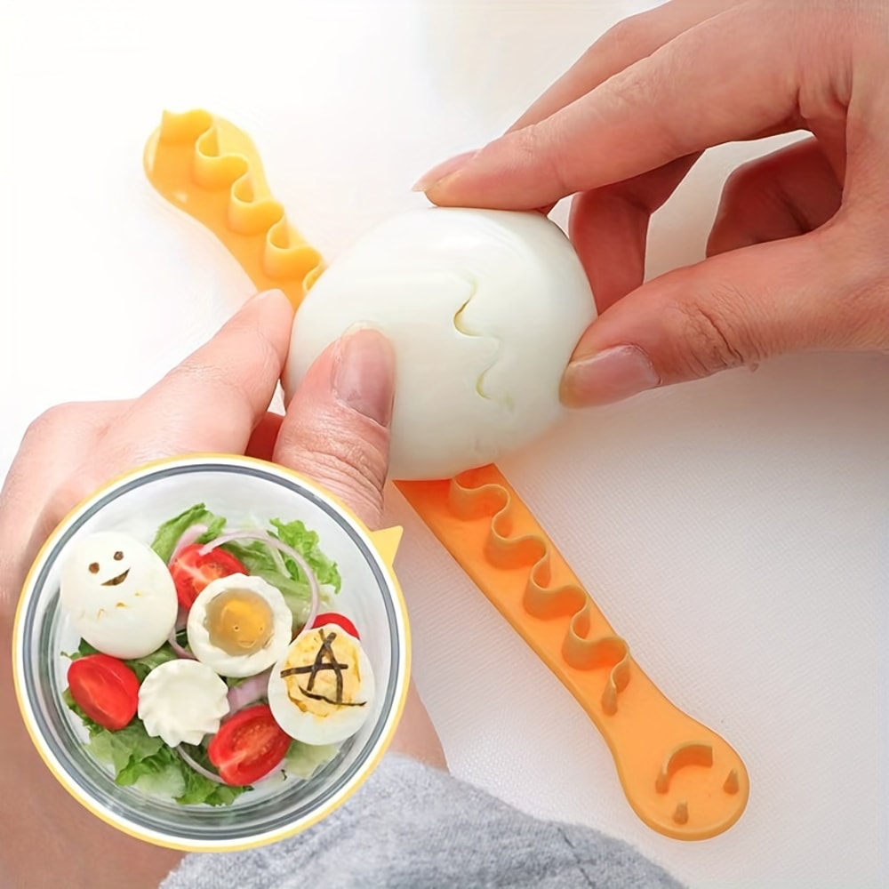 Elegant Lace Flower Egg Slicer And Decorative Egg Cutter For Beautiful Kitchen Creations 1