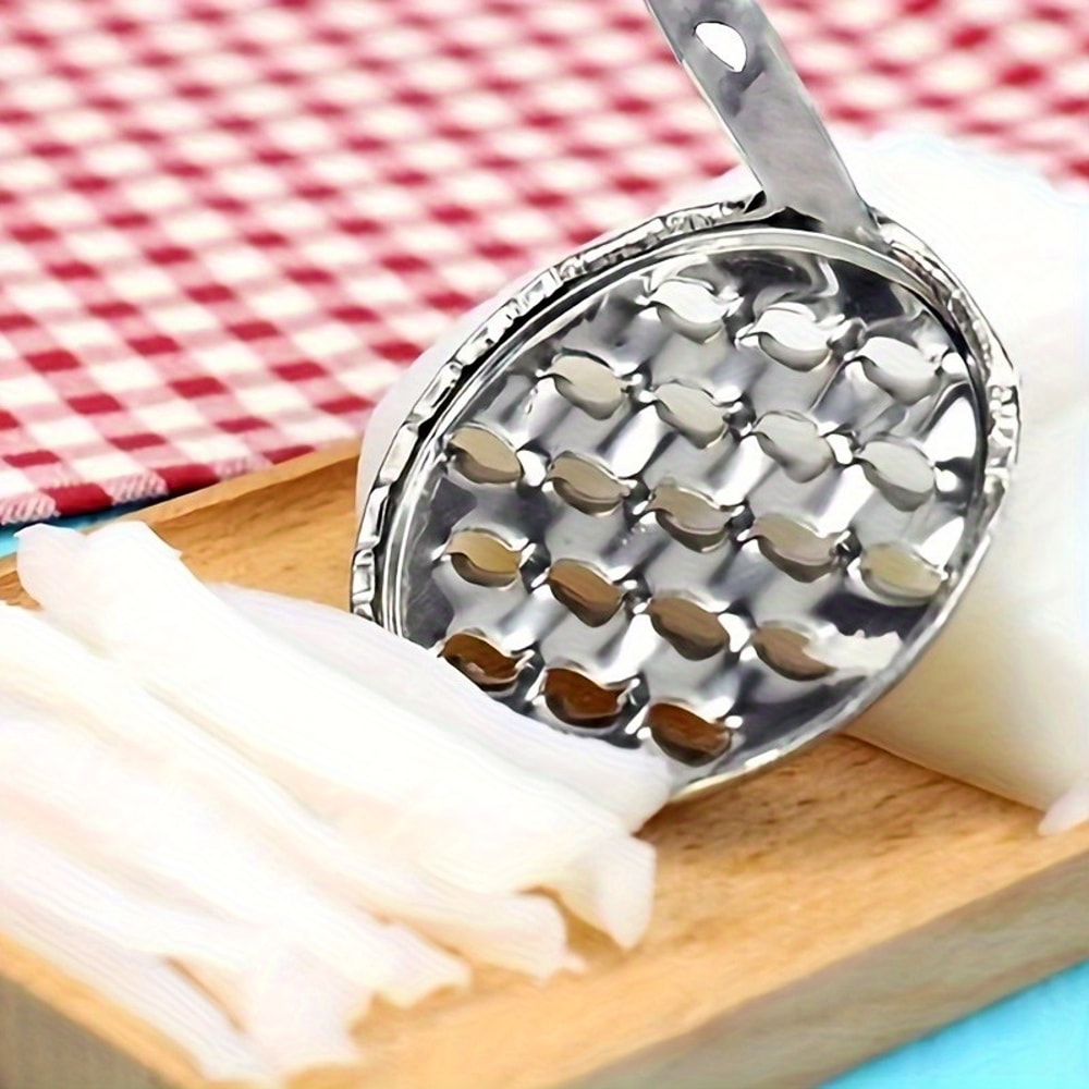 Stainless Steel Jelly Scraper & Cold Noodle Scraper Multi-Purpose Food Grater Tool