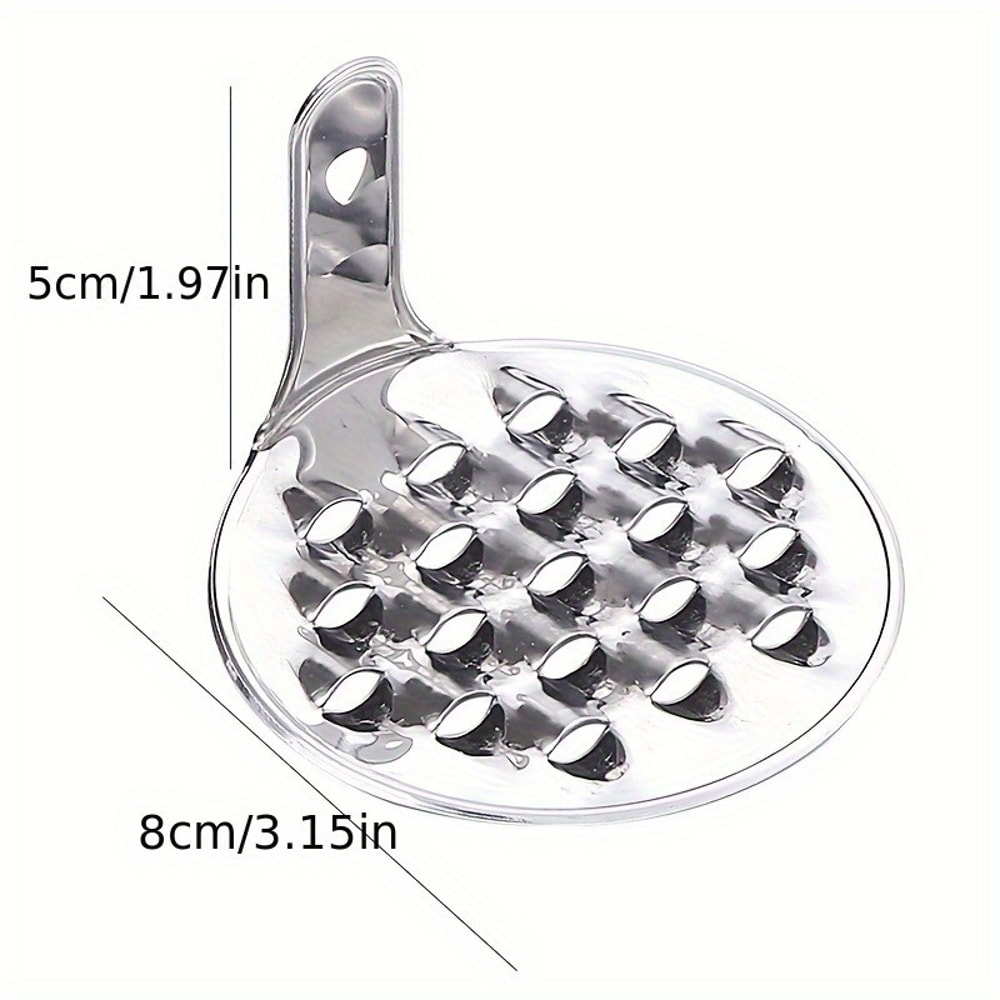 Stainless Steel Jelly Scraper & Cold Noodle Scraper Multi-Purpose Food Grater Tool