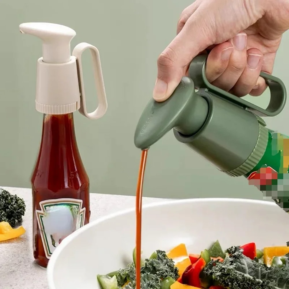 Precision Sauce Dispenser Pump Handle for Ketchup, Syrup & Oil Bottles