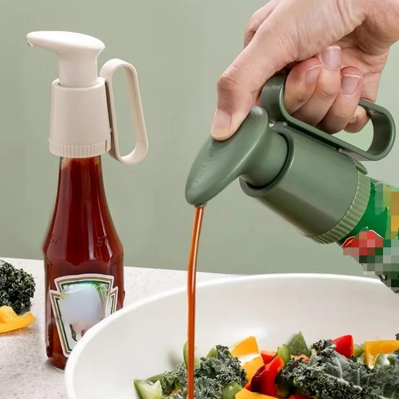 Precision Sauce Dispenser Pump Handle for Ketchup, Syrup & Oil Bottles