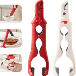 hot plate gripper anti-scald bowl holder & jar opener for safe kitchen handling