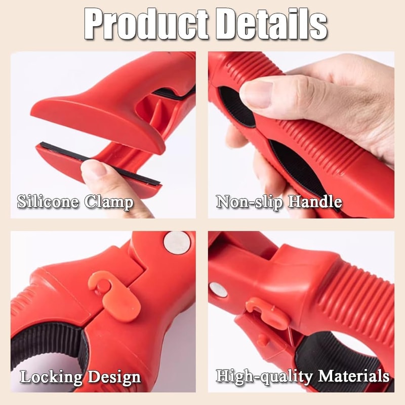 Hot Plate Gripper AntiScald Bowl Holder Jar Opener For Safe Kitchen Handling 4