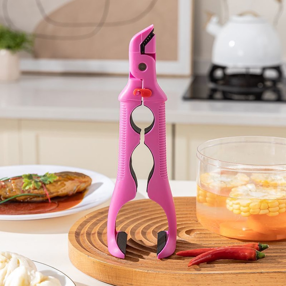 Hot Plate Gripper AntiScald Bowl Holder Jar Opener For Safe Kitchen Handling 6
