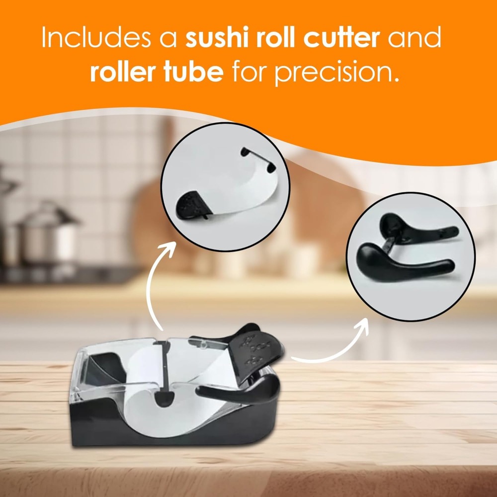 EasyRoll Sushi Roller Kit For Cabbage Rolls Grape Leaves And Homemade Sushi 2