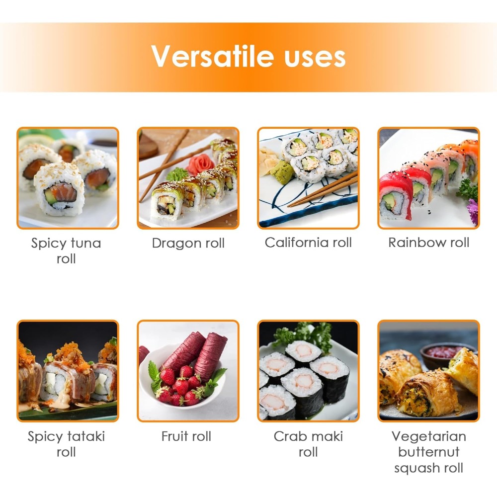 EasyRoll Sushi Roller Kit For Cabbage Rolls Grape Leaves And Homemade Sushi 3