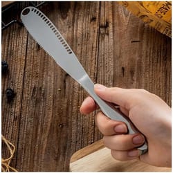 stainless steel cheese knife & butter spreader for cream cheese, jam and toast