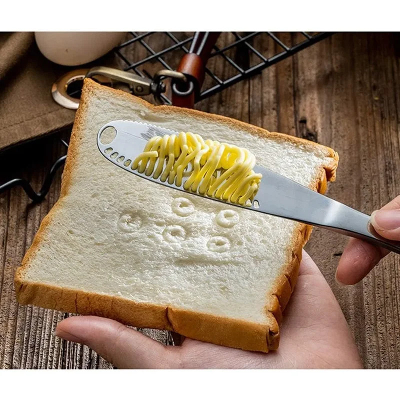 Stainless Steel Cheese Knife & Butter Spreader for Cream Cheese, Jam and Toast