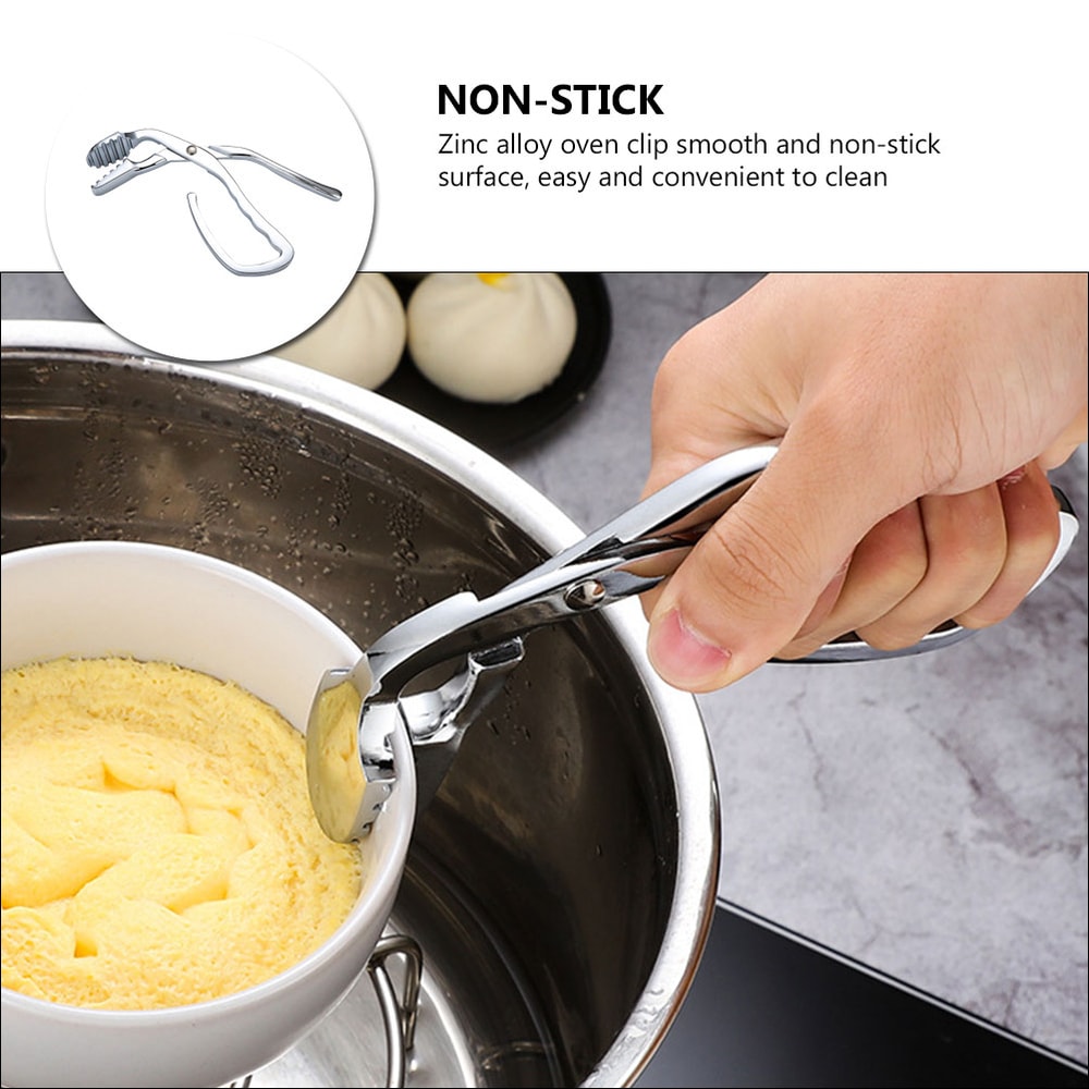 HeatShield Hot Plate Gripper Tongs Anti-Scald Bowl Holder for Microwave, Oven & Air Fryer