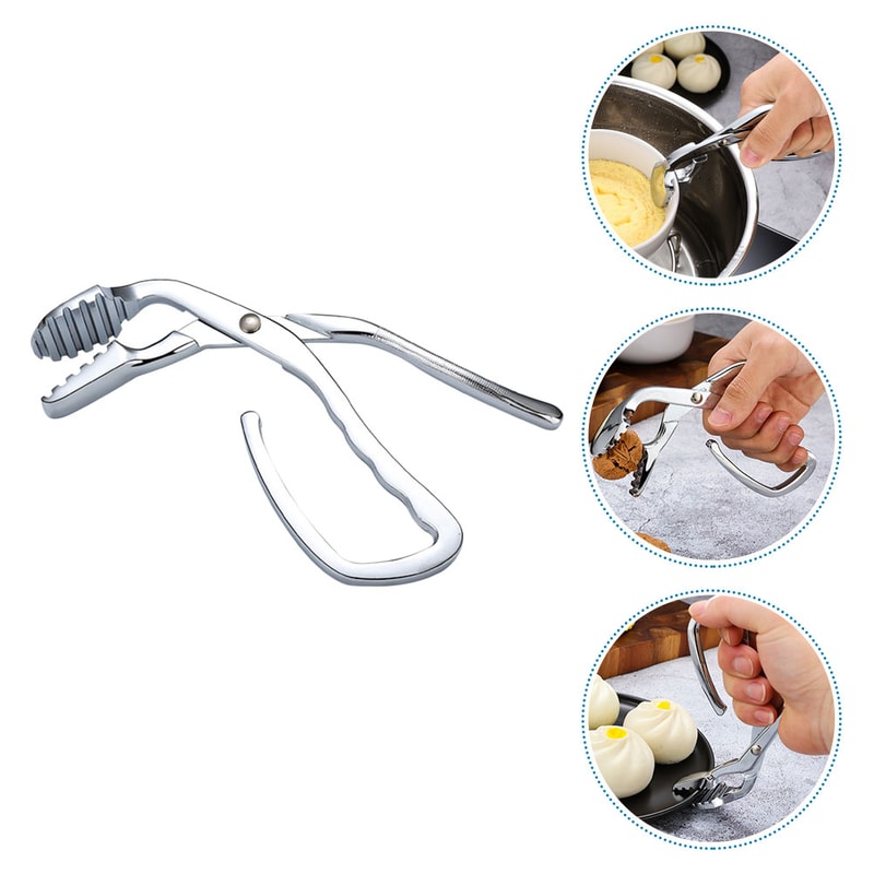 HeatShield Hot Plate Gripper Tongs Anti-Scald Bowl Holder for Microwave, Oven & Air Fryer