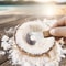 CocoCraft Stainless Steel Coconut Scraper With Wooden Handle For Fresh Coconut Milk Desserts 0