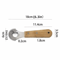 CocoCraft Stainless Steel Coconut Scraper With Wooden Handle For Fresh Coconut Milk Desserts 4