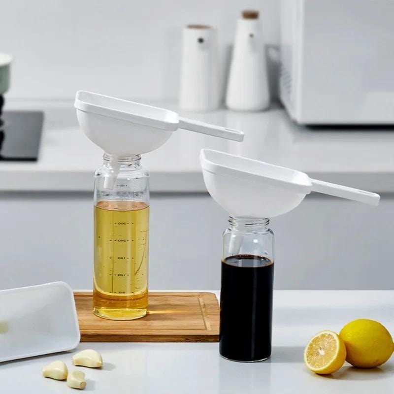 Large Mouth Food Grade Oil Pouring Funnel For Kitchen Bottles And Leak Free Refilling 2