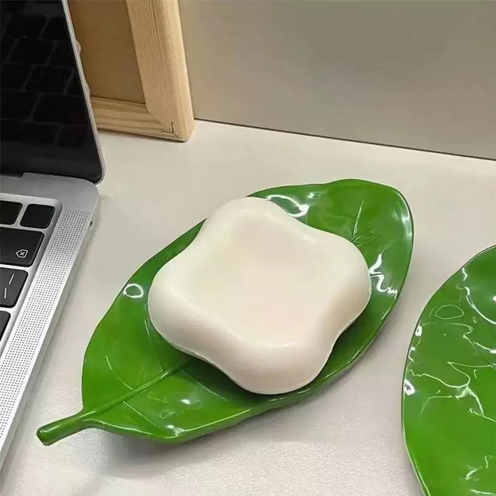 Alien Leaf Self-Draining Soap Holder Decorative Bathroom Soap Dish
