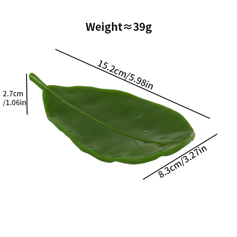 Alien Leaf Self-Draining Soap Holder Decorative Bathroom Soap Dish