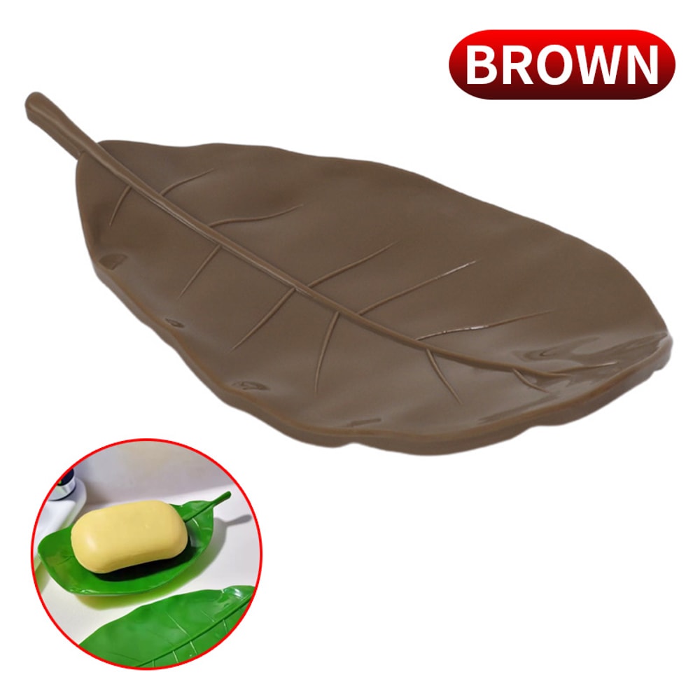 Alien Leaf Self-Draining Soap Holder Decorative Bathroom Soap Dish