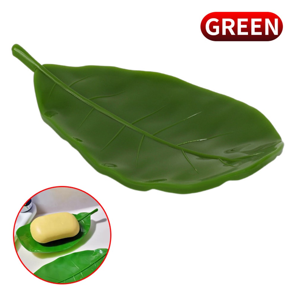 Alien Leaf Self-Draining Soap Holder Decorative Bathroom Soap Dish