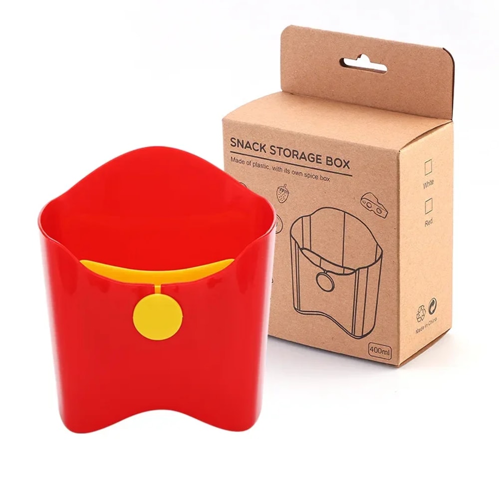 CrunchCup Portable Snack Storage Box French Fry Holder For Salads Snacks And OntheGo Meals 3